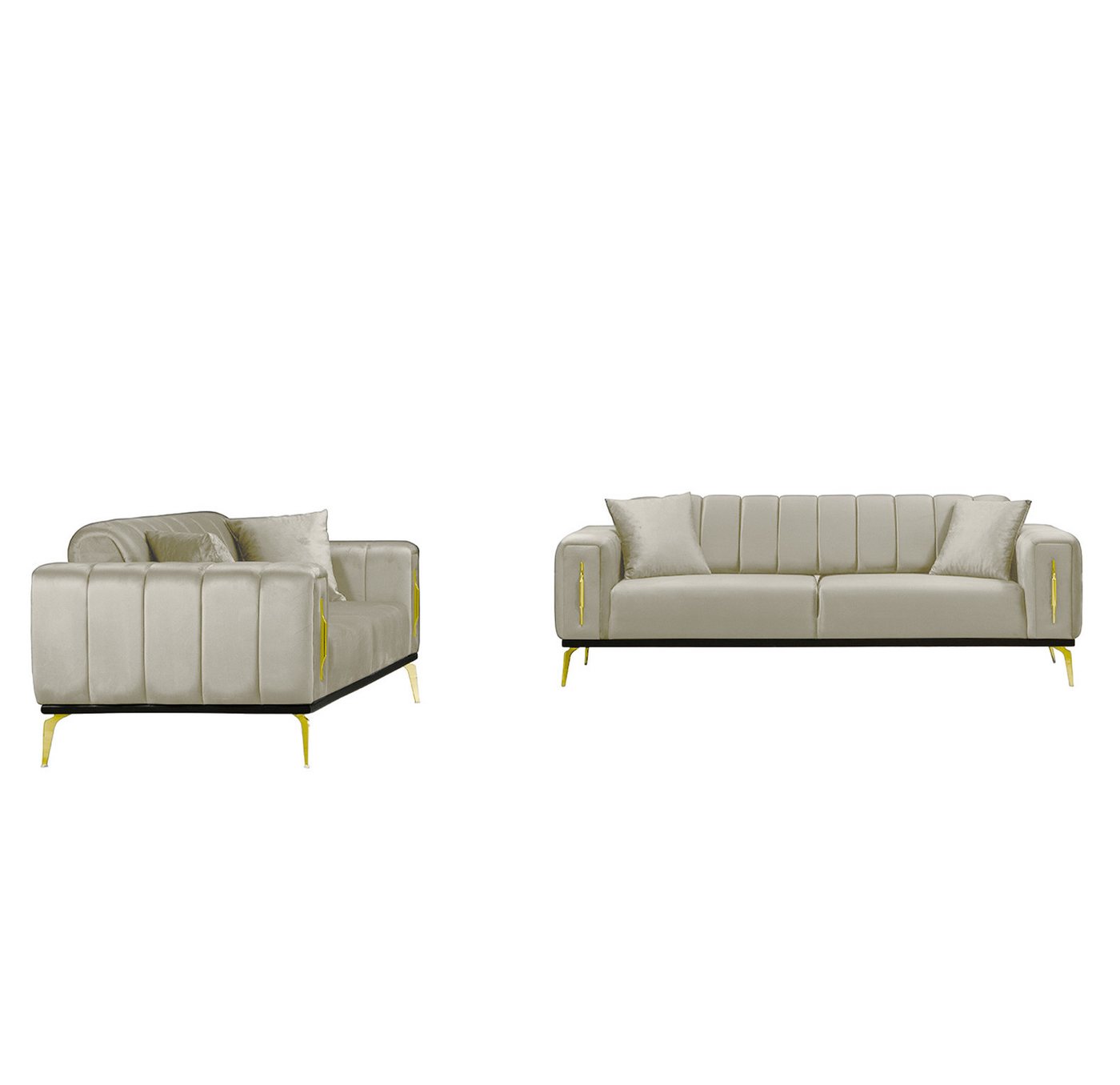 Palms-Store Sofa Valenzo wählbar in 6 Samtfarben und Sitzvarianten, Spar-Set, 3-Sitzer mit integrierter Schlaffunktion Palms-Store Sofa Valenzo wählbar in 6 Samtfarben und Sitzvarianten, Spar-Set, 3-Sitzer mit integrierter Schlaffunktion von Palms-Store