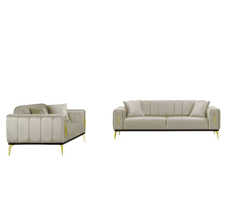 Palms-Store Sofa Valenzo wählbar in 6 Samtfarben und Sitzvarianten, Spar-Set, 3-Sitzer mit integrierter Schlaffunktion Palms-Store Sofa Valenzo wählbar in 6 Samtfarben und Sitzvarianten, Spar-Set, 3-Sitzer mit integrierter Schlaffunktion von Palms-Store