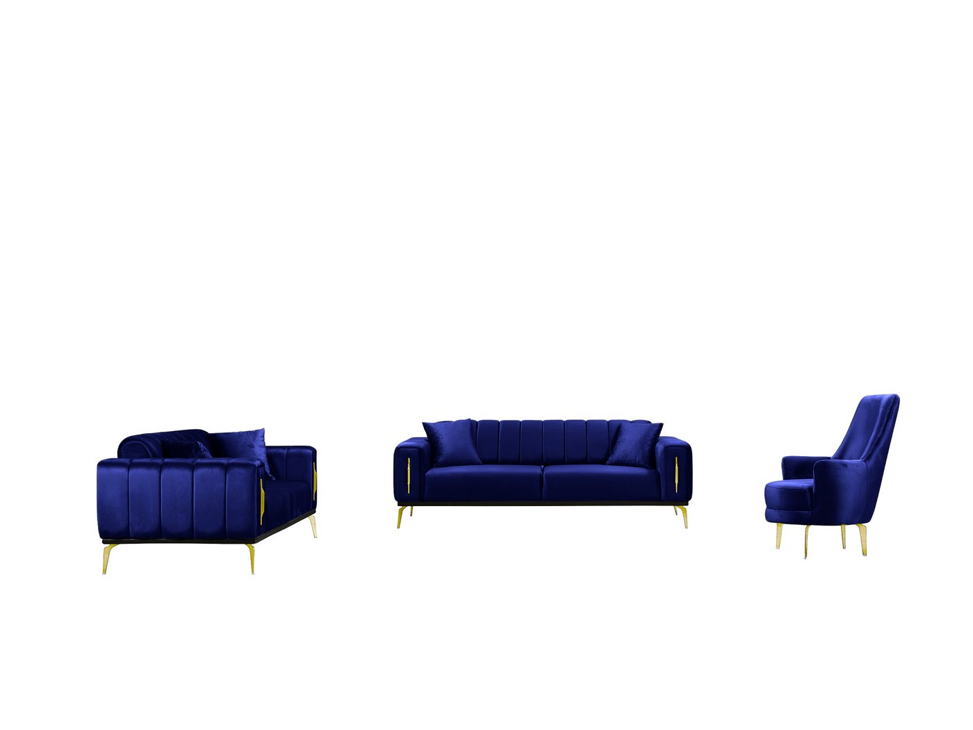 Palms-Store Sofa Valenzo wählbar in 6 Samtfarben und Sitzvarianten, Spar-Set, 3-Sitzer mit integrierter Schlaffunktion Palms-Store Sofa Valenzo wählbar in 6 Samtfarben und Sitzvarianten, Spar-Set, 3-Sitzer mit integrierter Schlaffunktion von Palms-Store
