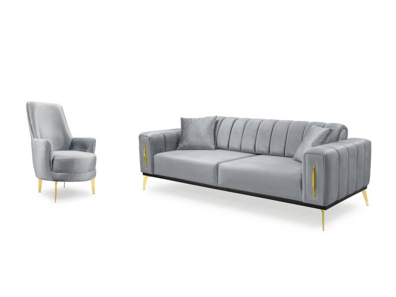 Palms-Store Sofa Valenzo wählbar in 6 Samtfarben und Sitzvarianten, Spar-Set, 3-Sitzer mit integrierter Schlaffunktion Palms-Store Sofa Valenzo wählbar in 6 Samtfarben und Sitzvarianten, Spar-Set, 3-Sitzer mit integrierter Schlaffunktion von Palms-Store