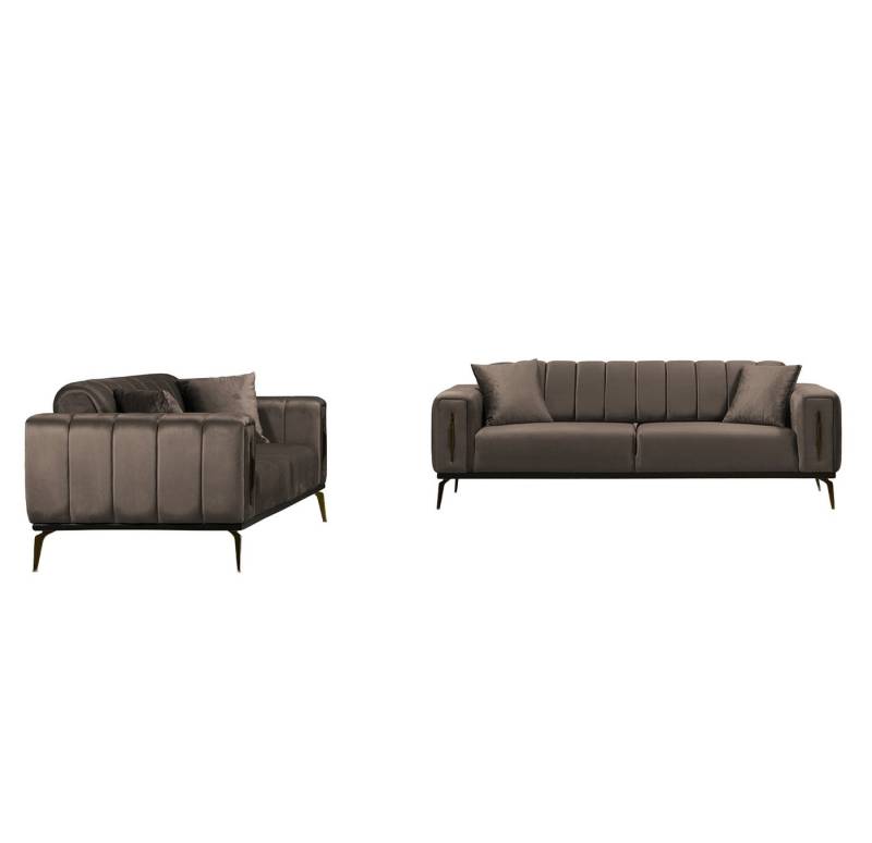 Palms-Store Sofa Valenzo wählbar in 6 Samtfarben und Sitzvarianten, Spar-Set, 3-Sitzer mit integrierter Schlaffunktion Palms-Store Sofa Valenzo wählbar in 6 Samtfarben und Sitzvarianten, Spar-Set, 3-Sitzer mit integrierter Schlaffunktion von Palms-Store
