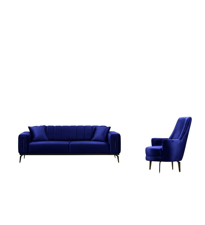 Palms-Store Sofa Valenzo wählbar in 6 Samtfarben und Sitzvarianten, Spar-Set, 3-Sitzer mit integrierter Schlaffunktion Palms-Store Sofa Valenzo wählbar in 6 Samtfarben und Sitzvarianten, Spar-Set, 3-Sitzer mit integrierter Schlaffunktion von Palms-Store
