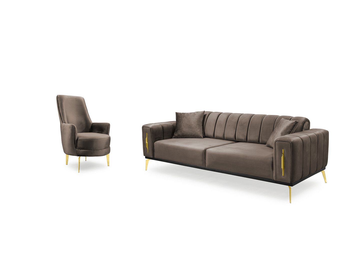Palms-Store Sofa Valenzo wählbar in 6 Samtfarben und Sitzvarianten, Spar-Set, 3-Sitzer mit integrierter Schlaffunktion Palms-Store Sofa Valenzo wählbar in 6 Samtfarben und Sitzvarianten, Spar-Set, 3-Sitzer mit integrierter Schlaffunktion von Palms-Store