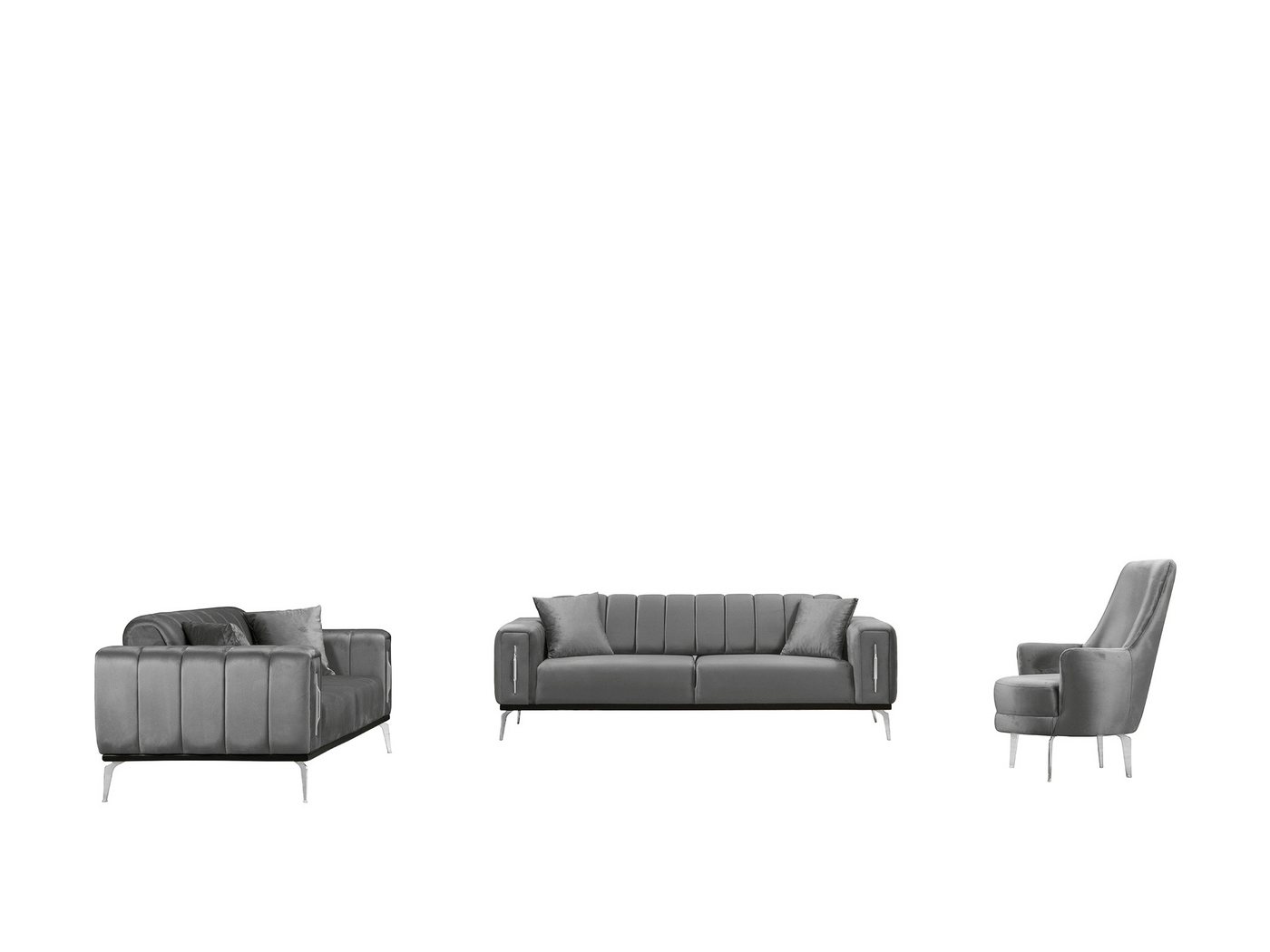 Palms-Store Sofa Valenzo wählbar in 6 Samtfarben und Sitzvarianten, Spar-Set, 3-Sitzer mit integrierter Schlaffunktion Palms-Store Sofa Valenzo wählbar in 6 Samtfarben und Sitzvarianten, Spar-Set, 3-Sitzer mit integrierter Schlaffunktion von Palms-Store