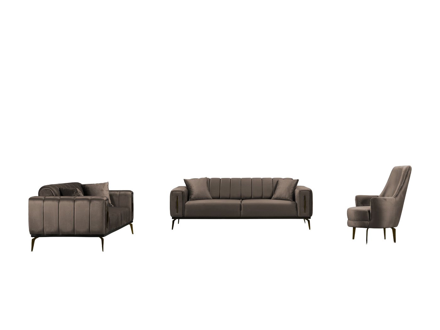 Palms-Store Sofa Valenzo wählbar in 6 Samtfarben und Sitzvarianten, Spar-Set, 3-Sitzer mit integrierter Schlaffunktion Palms-Store Sofa Valenzo wählbar in 6 Samtfarben und Sitzvarianten, Spar-Set, 3-Sitzer mit integrierter Schlaffunktion von Palms-Store