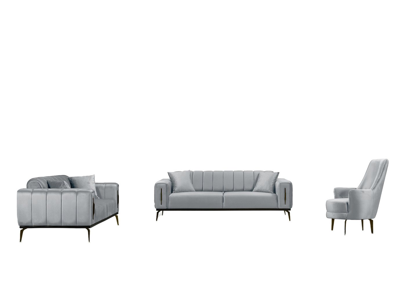 Palms-Store Sofa Valenzo wählbar in 6 Samtfarben und Sitzvarianten, Spar-Set, 3-Sitzer mit integrierter Schlaffunktion Palms-Store Sofa Valenzo wählbar in 6 Samtfarben und Sitzvarianten, Spar-Set, 3-Sitzer mit integrierter Schlaffunktion von Palms-Store