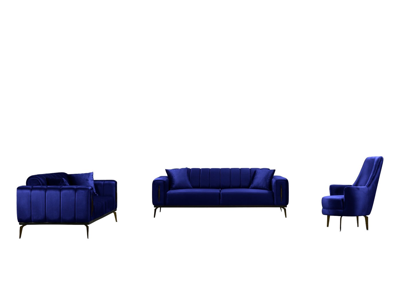 Palms-Store Sofa Valenzo wählbar in 6 Samtfarben und Sitzvarianten, Spar-Set, 3-Sitzer mit integrierter Schlaffunktion Palms-Store Sofa Valenzo wählbar in 6 Samtfarben und Sitzvarianten, Spar-Set, 3-Sitzer mit integrierter Schlaffunktion von Palms-Store