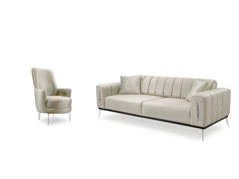 Palms-Store Sofa Valenzo wählbar in 6 Samtfarben und Sitzvarianten, Spar-Set, 3-Sitzer mit integrierter Schlaffunktion Palms-Store Sofa Valenzo wählbar in 6 Samtfarben und Sitzvarianten, Spar-Set, 3-Sitzer mit integrierter Schlaffunktion von Palms-Store