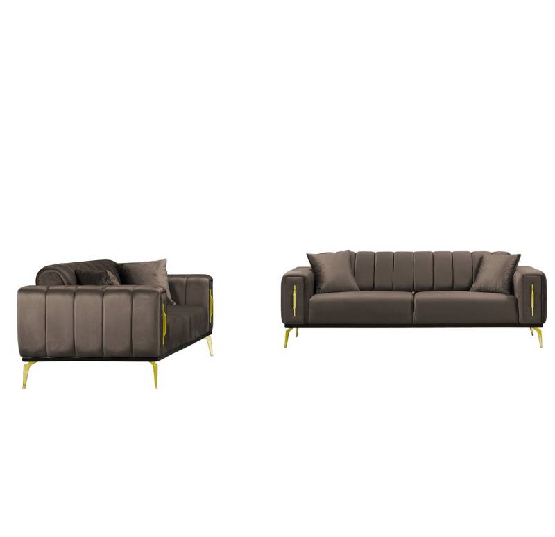 Palms-Store Sofa Valenzo wählbar in 6 Samtfarben und Sitzvarianten, Spar-Set, 3-Sitzer mit integrierter Schlaffunktion Palms-Store Sofa Valenzo wählbar in 6 Samtfarben und Sitzvarianten, Spar-Set, 3-Sitzer mit integrierter Schlaffunktion von Palms-Store