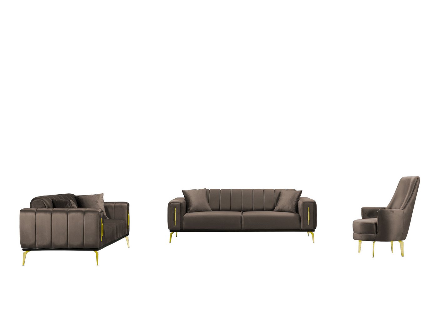 Palms-Store Sofa Valenzo wählbar in 6 Samtfarben und Sitzvarianten, Spar-Set, 3-Sitzer mit integrierter Schlaffunktion Palms-Store Sofa Valenzo wählbar in 6 Samtfarben und Sitzvarianten, Spar-Set, 3-Sitzer mit integrierter Schlaffunktion von Palms-Store