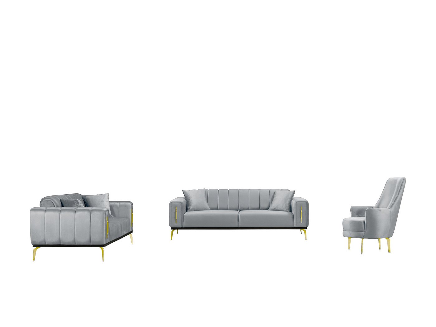 Palms-Store Sofa Valenzo wählbar in 6 Samtfarben und Sitzvarianten, Spar-Set, 3-Sitzer mit integrierter Schlaffunktion Palms-Store Sofa Valenzo wählbar in 6 Samtfarben und Sitzvarianten, Spar-Set, 3-Sitzer mit integrierter Schlaffunktion von Palms-Store