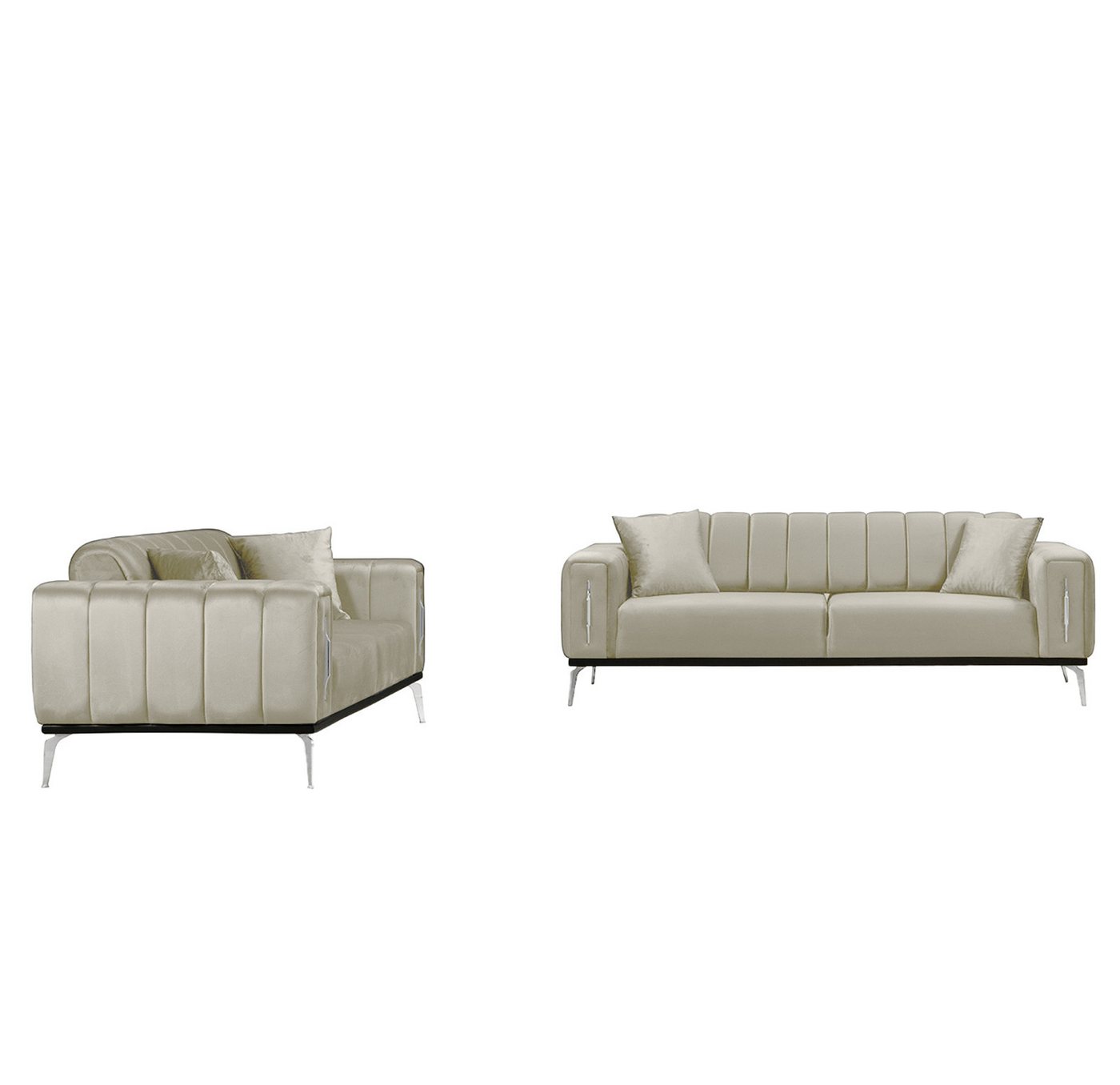 Palms-Store Sofa Valenzo wählbar in 6 Samtfarben und Sitzvarianten, Spar-Set, 3-Sitzer mit integrierter Schlaffunktion Palms-Store Sofa Valenzo wählbar in 6 Samtfarben und Sitzvarianten, Spar-Set, 3-Sitzer mit integrierter Schlaffunktion von Palms-Store