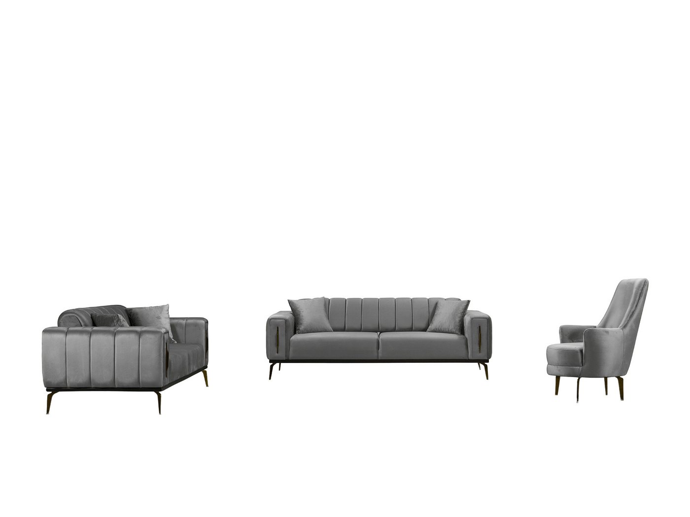 Palms-Store Sofa Valenzo wählbar in 6 Samtfarben und Sitzvarianten, Spar-Set, 3-Sitzer mit integrierter Schlaffunktion Palms-Store Sofa Valenzo wählbar in 6 Samtfarben und Sitzvarianten, Spar-Set, 3-Sitzer mit integrierter Schlaffunktion von Palms-Store