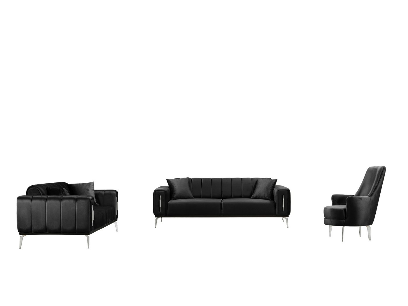 Palms-Store Sofa Valenzo wählbar in 6 Samtfarben und Sitzvarianten, Spar-Set, 3-Sitzer mit integrierter Schlaffunktion Palms-Store Sofa Valenzo wählbar in 6 Samtfarben und Sitzvarianten, Spar-Set, 3-Sitzer mit integrierter Schlaffunktion von Palms-Store