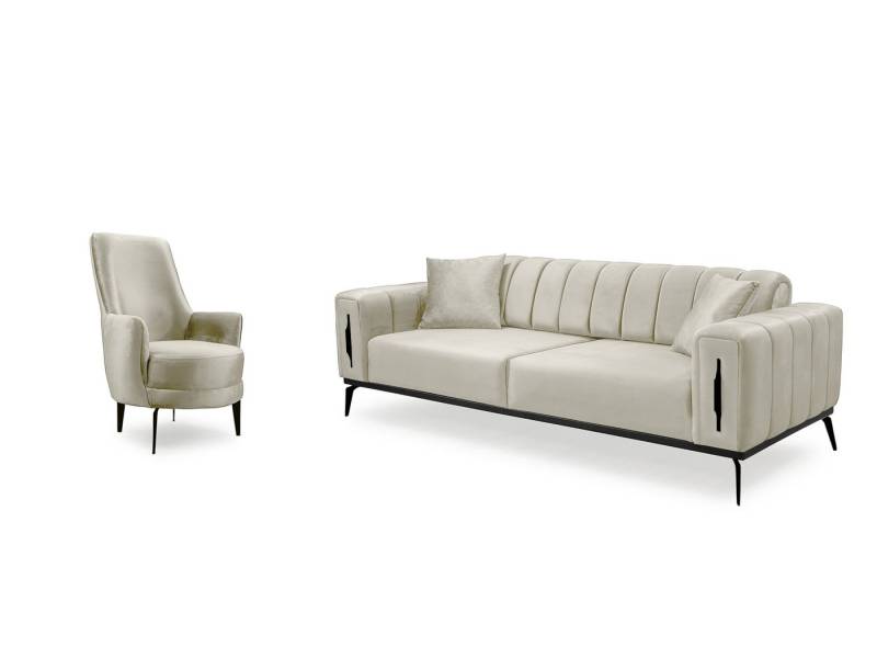 Palms-Store Sofa Valenzo wählbar in 6 Samtfarben und Sitzvarianten, Spar-Set, 3-Sitzer mit integrierter Schlaffunktion Palms-Store Sofa Valenzo wählbar in 6 Samtfarben und Sitzvarianten, Spar-Set, 3-Sitzer mit integrierter Schlaffunktion von Palms-Store