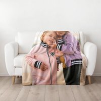 Personalisierte Fotodecke Selbst Gestalten Mit Deinem Foto | Geschenkidee Made in Germany von Paloopix