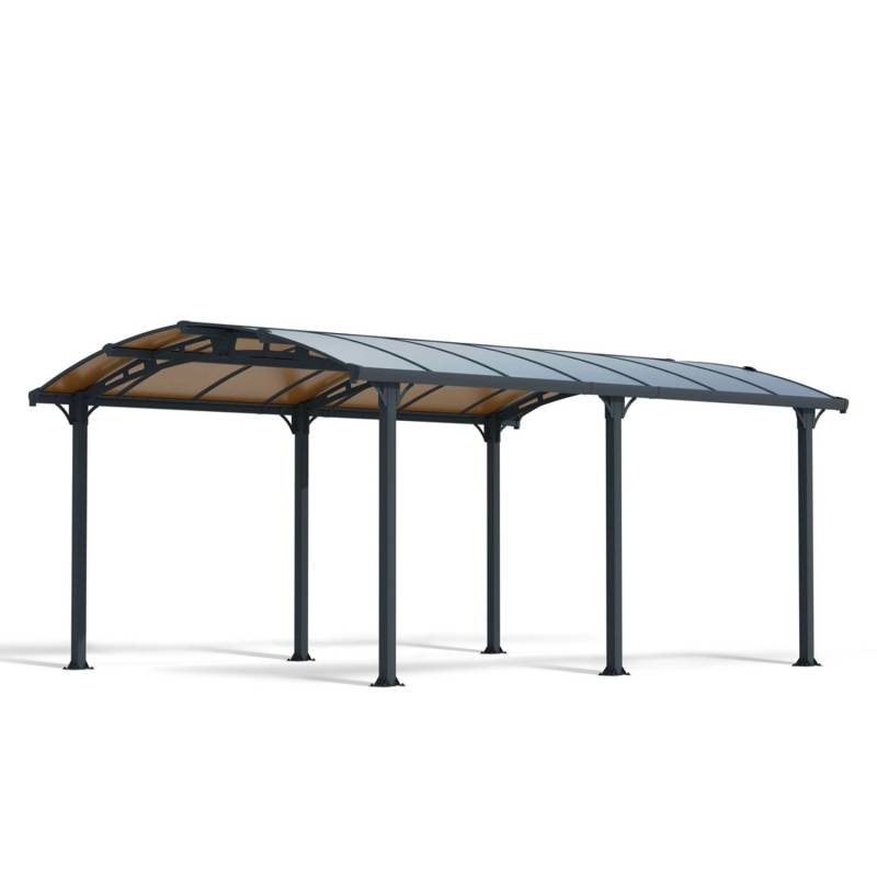 Palram - Canopia Pavillon Tuscon 3.6 x 5.1 Anthrazit von Palram - Canopia