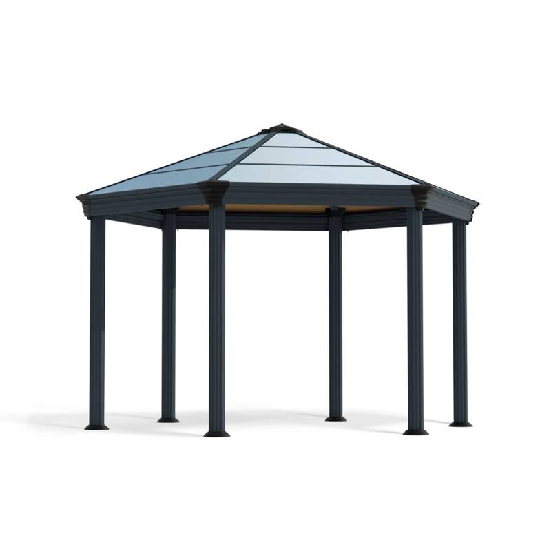 Palram - Canopia Gartenpavillon Roma 4.1 x 3.6 Anthrazit von Palram - Canopia