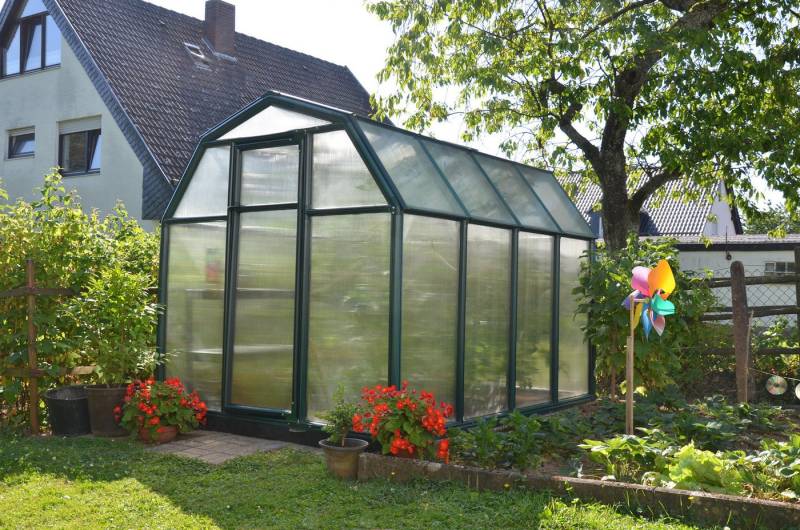 Palram - Canopia Gewächshaus Eco Grow, BxTxH: 204 x 259 x 198 cm, BxLxH: 60 x 124 x 198 cm, 6 mm Wandstärke, lebenslang widerstandsfähige Wandpaneele von Palram - Canopia