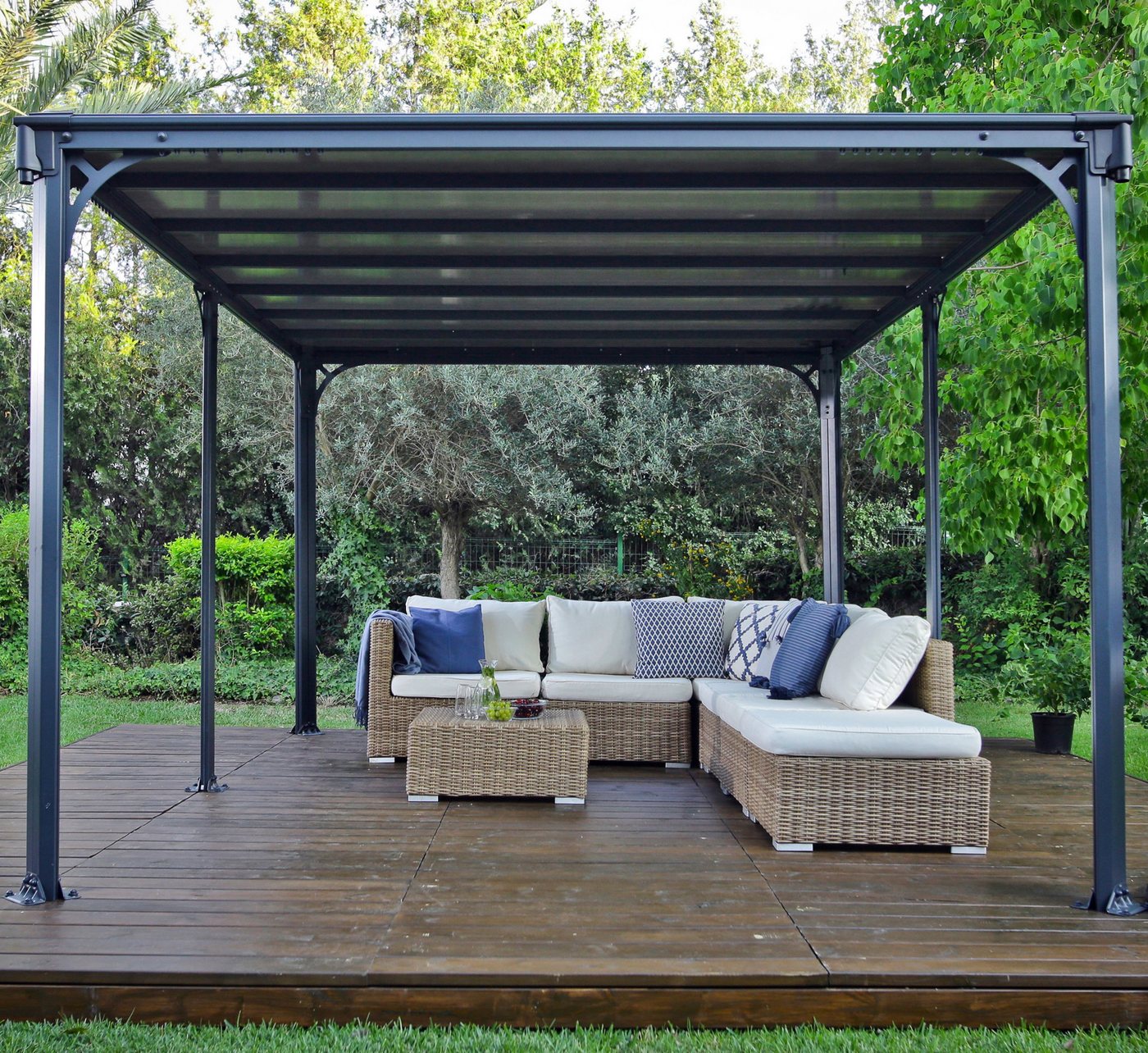 Palram - Canopia Pavillon Milano 4300, BxT: 309x426 cm von Palram - Canopia