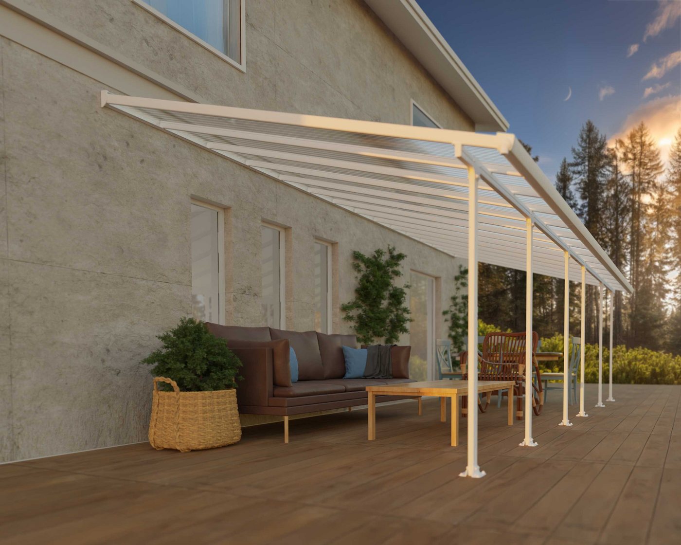 Palram - Canopia Terrassendach Feria Alu Terrassenüberdachung, BxT: 850x380 cm, einfache DIY Montage Palram - Canopia Terrassendach Feria Alu Terrassenüberdachung, BxT: 850x380 cm, einfache DIY Montage von Palram - Canopia