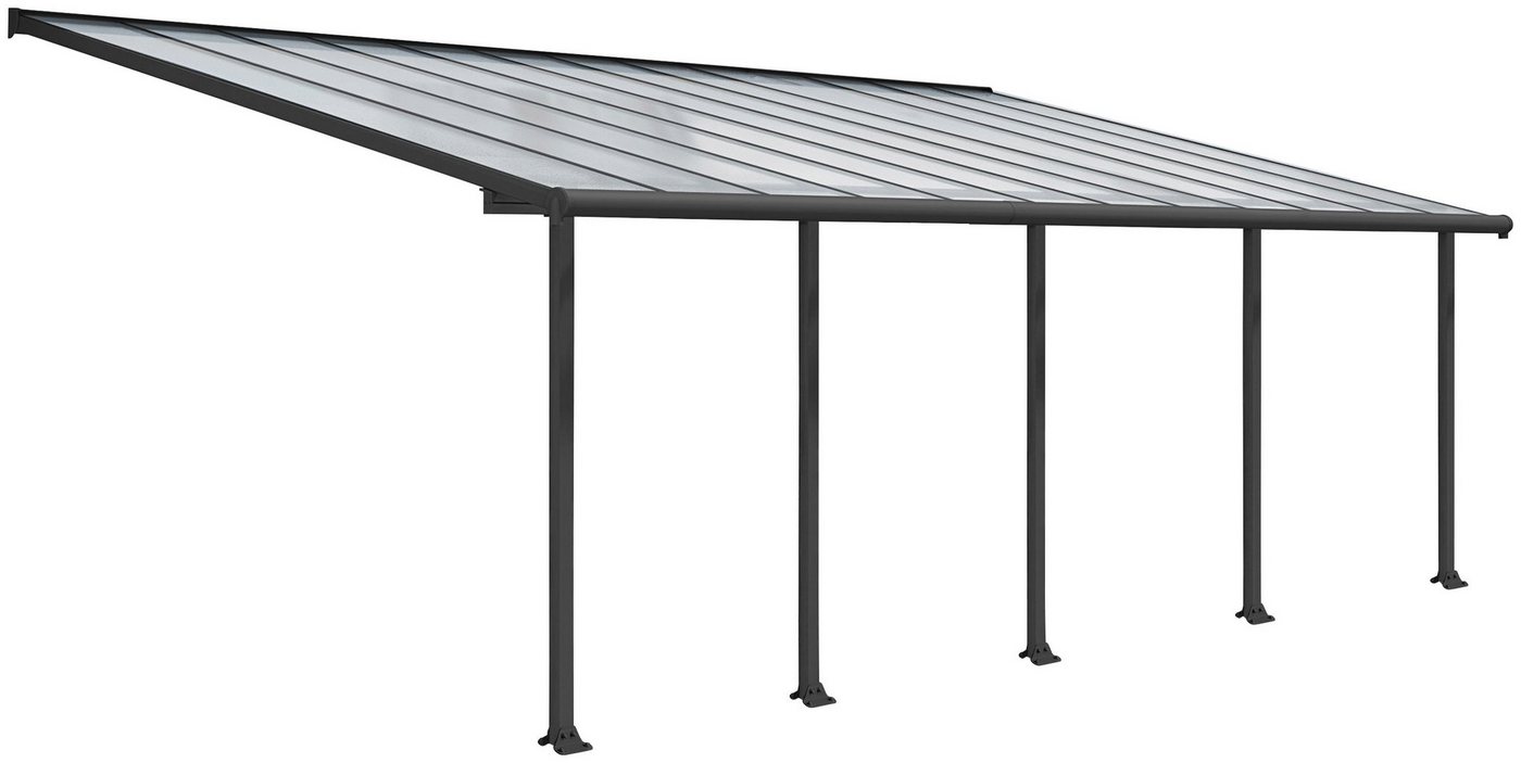 Palram - Canopia Terrassendach Olympia 3x7.3, BxT: 739x295 cm, Bedachung Doppelstegplatten, BxT: 739x295 cm von Palram - Canopia