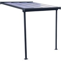 Palram - Canopia Terrassendach "Sierra" grau, UV-beständig von Palram - Canopia