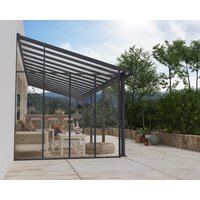 Palram - Canopia Terrassendach-Seitenwand "Side Wall", mit pulverbeschichtetem Aluminiumrahmen von Palram - Canopia