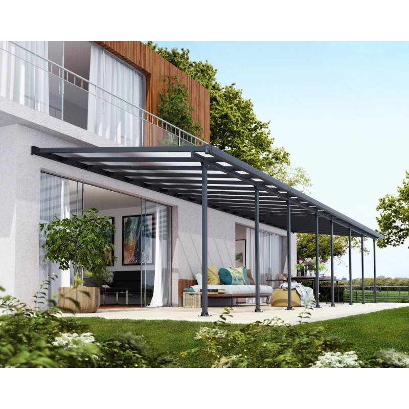 Palram - Canopia Terrassenüberdachung Feria Anthrazit 3x10.92 von Palram - Canopia