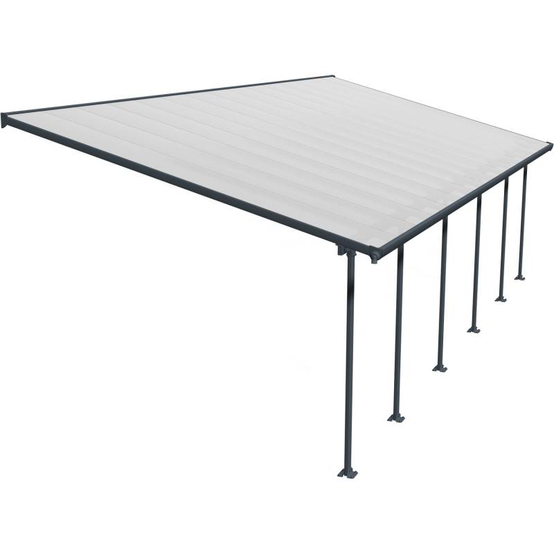 Palram - Canopia Terrassenüberdachung Feria Anthrazit 4x10.31 von Palram - Canopia