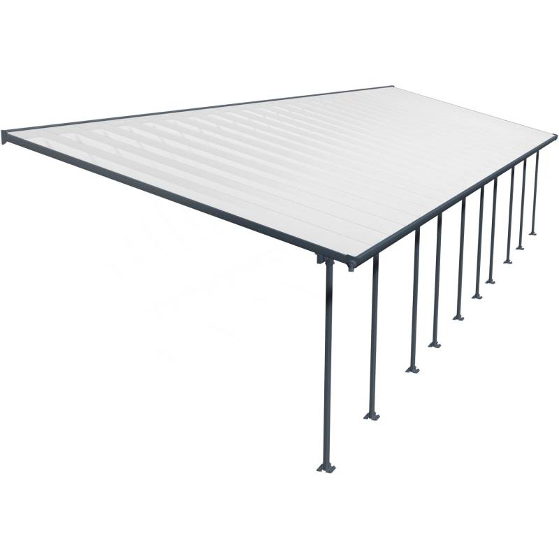 Palram - Canopia Terrassenüberdachung Feria Anthrazit 4x14.57 von Palram - Canopia