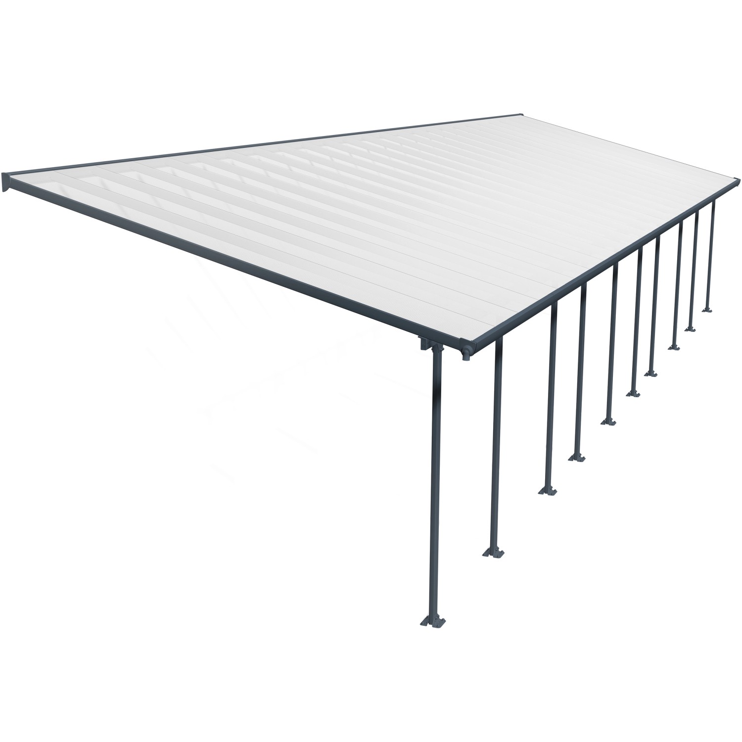 Palram - Canopia Terrassenüberdachung Feria Anthrazit 4x14.57 Palram - Canopia Terrassenüberdachung Feria Anthrazit 4x14.57 von Palram - Canopia