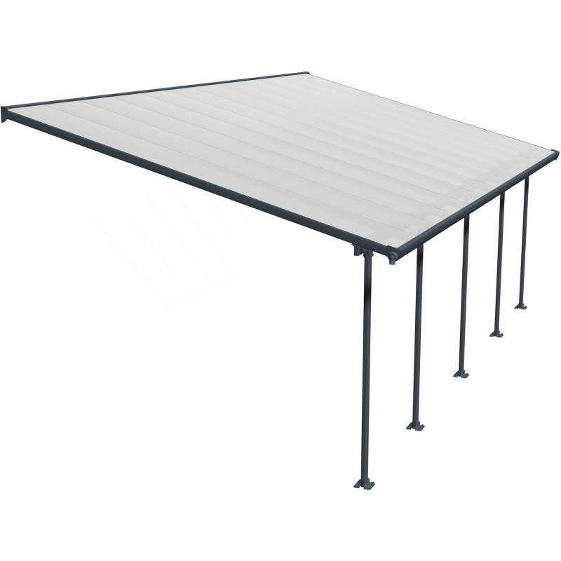 Palram - Canopia Terrassenüberdachung Feria Anthrazit 4x7.87 von Palram - Canopia