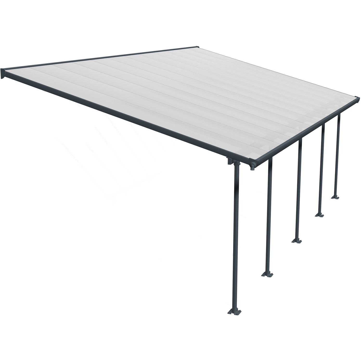 Palram - Canopia Terrassenüberdachung Feria Anthrazit 4x7.87 Palram - Canopia Terrassenüberdachung Feria Anthrazit 4x7.87 von Palram - Canopia