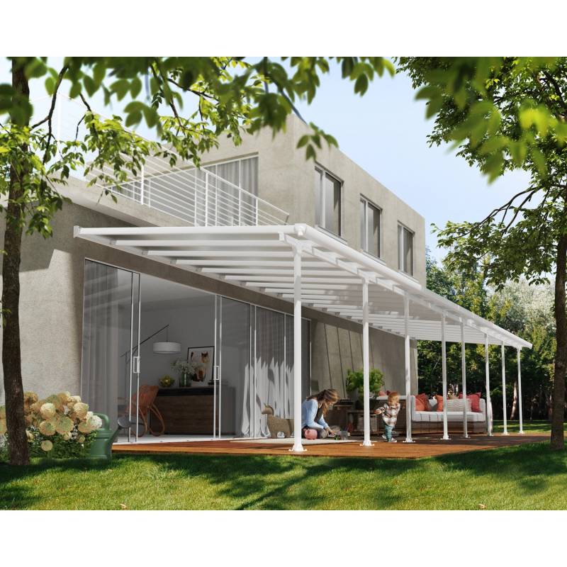 Palram - Canopia Terrassenüberdachung Feria Weiß 3x10.92 von Palram - Canopia