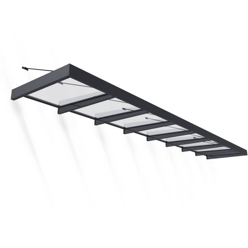 Palram - Canopia Vordach Sophia XL 7,5 m x 1,4 m Grau von Palram - Canopia
