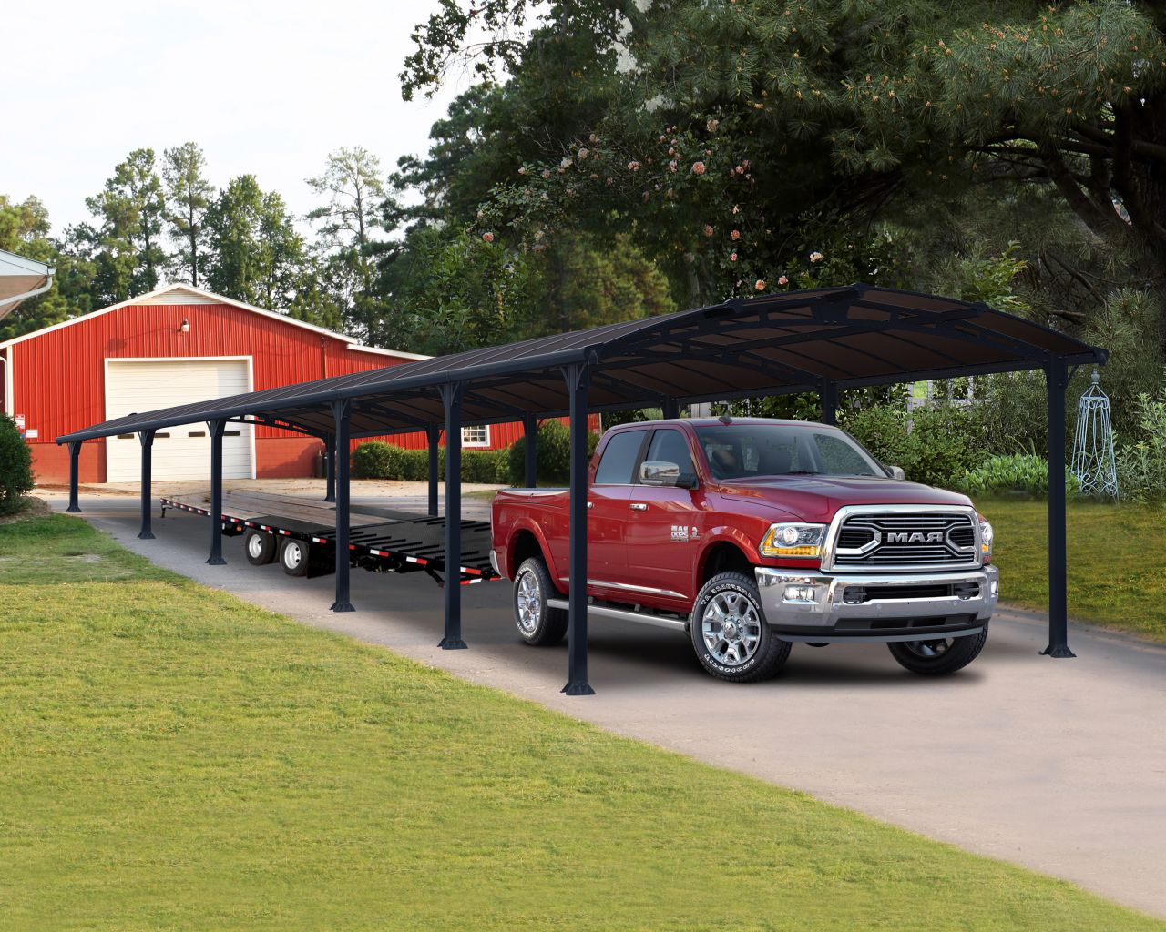 Canopia Carport Arcadia Alpine 12700 1290 x 359 x 307 cm (L x B x H) von Canopia