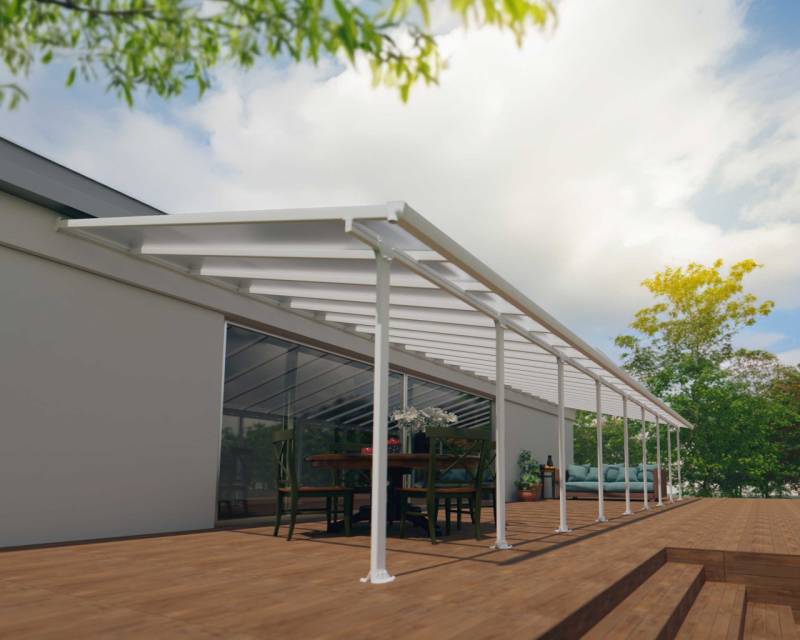 Canopia Terrassendach 1275 x 400 cm weiß von Canopia