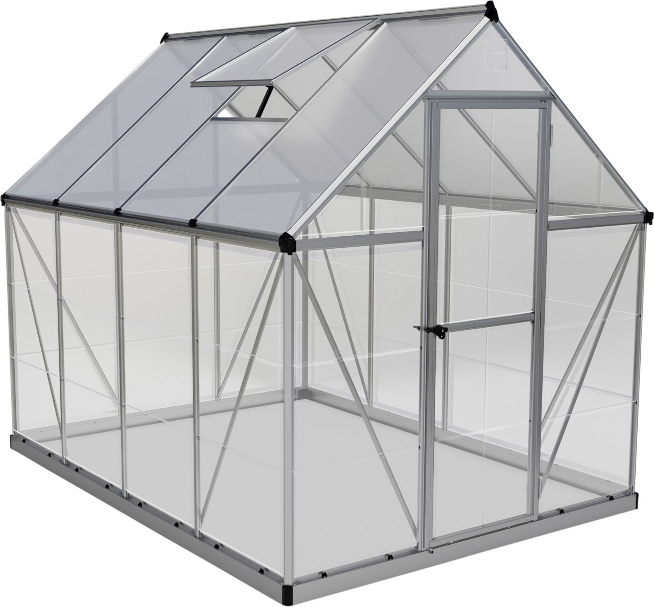 Canopia Gewächshaus Hybrid 6X8 silber 185 x 247 x 208 cm von Canopia