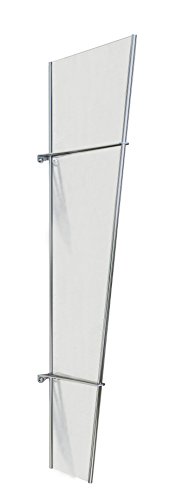 Palram Seitenwand Vordach Türschutz Pegasus 620 170cm Aluminium Silber TÜV Neu von Palram