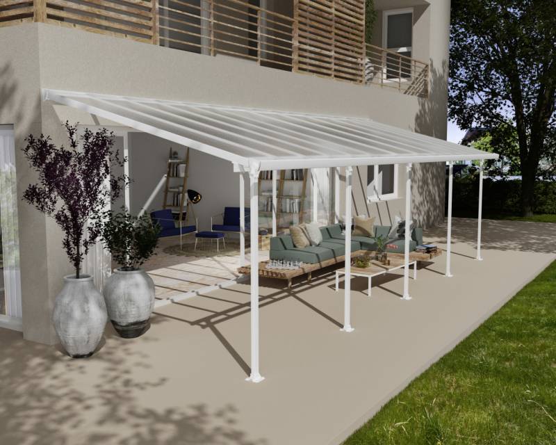 Canopia Terrassendach 915 x 300 cm weiß von Canopia