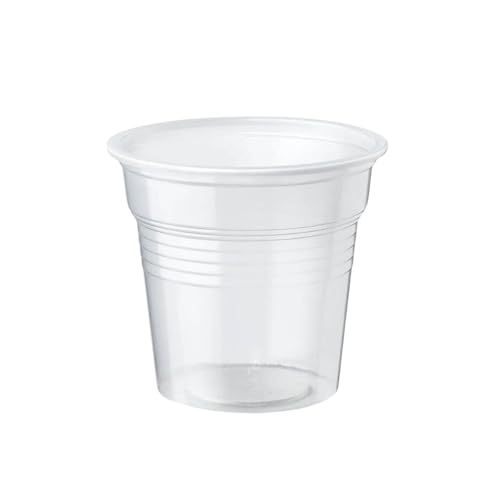 Palucart 1000 Gläser Kaffee Kunststoff Glas Farbe Transparent 80cc Gläser Bar Kaffeemaschine von Palucart