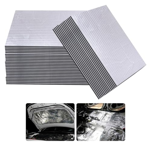 PAMATIO 50 Stücke Auto Dämmmatte Selbstklebende Isolierung Matte Wärmedämmung Schalldämmung Baumwolle Dämmschaummatte Isoliermatte Lärmschutz 5mm x 25cm x 18cm PAMATIO 50 Stücke Auto Dämmmatte Selbstklebende Isolierung Matte Wärmedämmung Schalldämmung Baumwolle Dämmschaummatte Isoliermatte Lärmschutz 5mm x 25cm x 18cm von Pamatio
