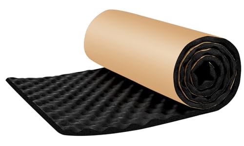 Pamatio 20MM 50cm x 100cm Dämmmatte selbstklebend Auto Schallschutzmatte Dämmung Isolierung Schallschutz schaumstoff selbstklebend Akustikschaumstoff Isolierung Dämmplatten Baumwolle von Pamatio