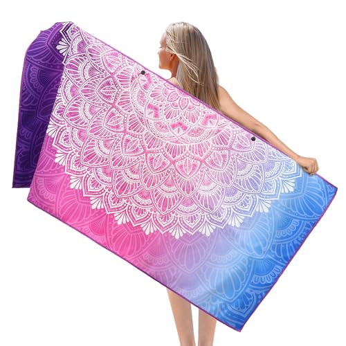 Pameil Strandhandtuch XXL Mikrofaser Badetuch 200x100cm,Mikrofaser Strandtuch Kompakt und Sandfest, Leicht und Schnelltrocknend Reisehandtuch für den Strand, Gym, Travel, Sauna Pameil Strandhandtuch XXL Mikrofaser Badetuch 200x100cm,Mikrofaser Strandtuch Kompakt und Sandfest, Leicht und Schnelltrocknend Reisehandtuch für den Strand, Gym, Travel, Sauna von Pameil