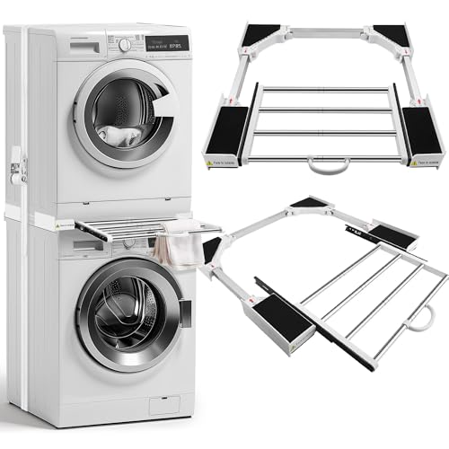 Zwischenbaurahmen Trockner Waschmaschine,Verbindungsrahmen Waschmaschine Trockner Universal,Waschmaschine Trockner Verbindung (Kunststoff Verbindungsrahmen-Die Schublade) von Pameil