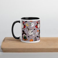 Halloween Igel Tasse | Geschenk Liebhaber Dekoration Kaffeetasse Gruselig Tier von PamelooArt