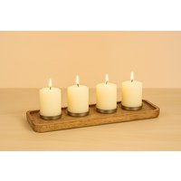 Advent Kerzenhalter - Tablett Aus Holz, Moderner Für 4 Kerzen, Weihnachtsdeko, Tischdeko, Geschenkidee Weihnachten 2 Größen Advent Kerzenhalter - Tablett Aus Holz, Moderner Für 4 Kerzen, Weihnachtsdeko, Tischdeko, Geschenkidee Weihnachten 2 Größen von Pamplex
