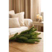 Deko-Tannenzweige, Künstlicher Weihnachtszweig 90cm - Großer Kunstblumenzweig Tannenast Tischdeko Advent Geschenkidee Deko-Tannenzweige, Künstlicher Weihnachtszweig 90cm - Großer Kunstblumenzweig Tannenast Tischdeko Advent Geschenkidee von Pamplex