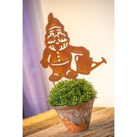 Gartenstecker - Gartenzwerg Roststecker Garten Beetstecker von Pamplex